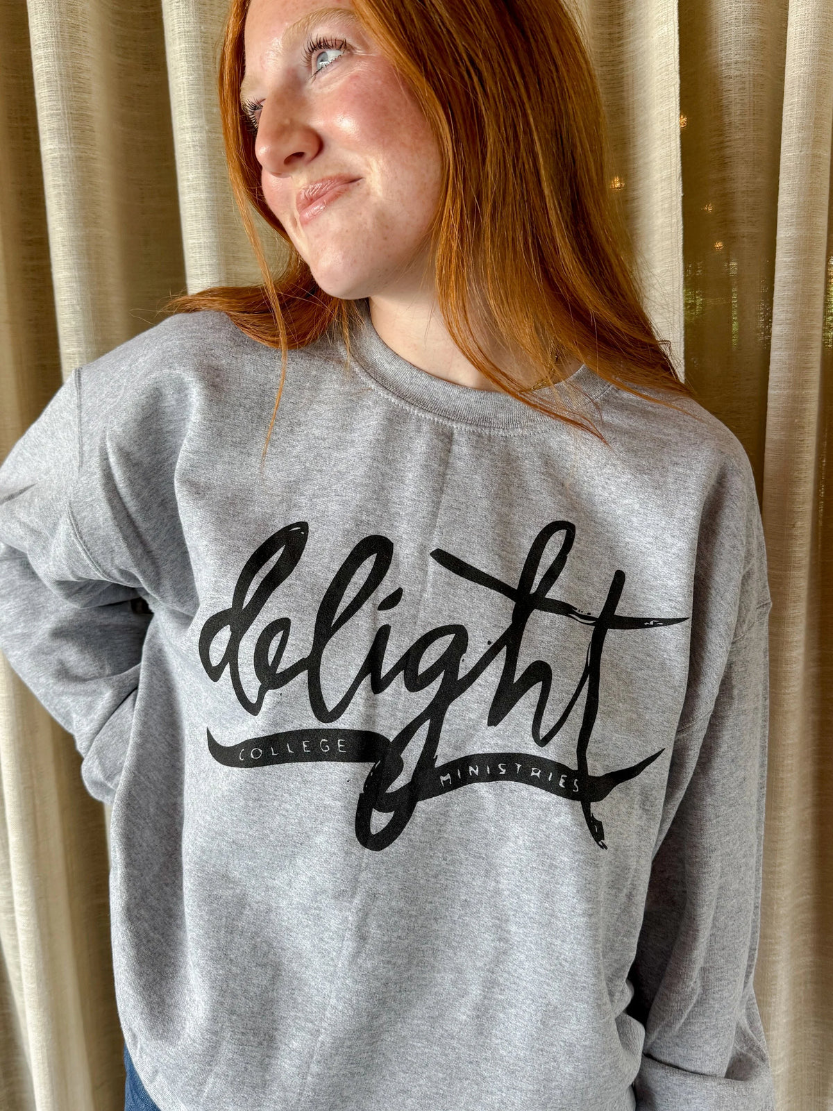 Vintage Gray Delight Crew